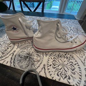 Converse- white high top